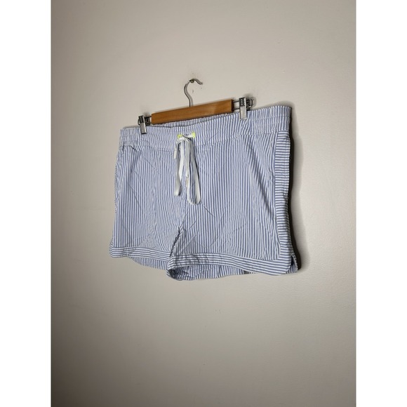 Vineyard Vines Seersucker Harbor Shorts Blue White Marthas Vineyard Size XL - Picture 2 of 11